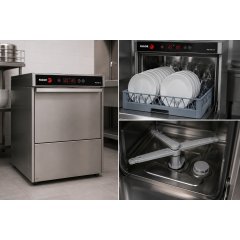 Zmywarki gastronomiczne do szkła, uniwersalne i kapturowe — jak wybrać wyposażenie zmywalni?