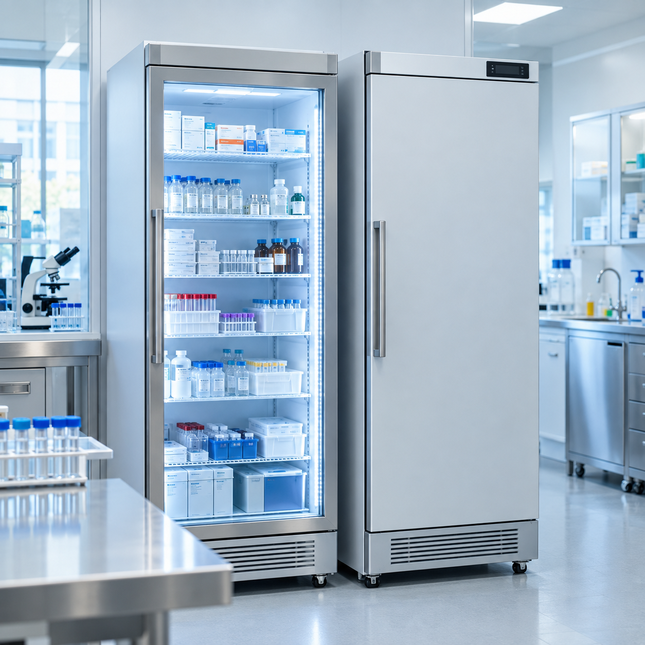 Szafy chłodnicze medyczne i laboratoryjne