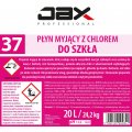 PŁYN MYJĄCY DO ZMYWAREK DO SZKŁA Z CHLOREM JAX PROFESSIONAL 20l