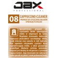 PREPARAT DO CZYSZCZENIA UKŁADÓW SPIENIAJĄCYCH MLEKO – CAPPUCINO CLEANER JAX PROFESSIONAL 250ml