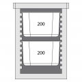 POJEMNIK TERMOIZOLACYJNY 12 x gn 1/1 20 mm THERMO FUTURE BOX