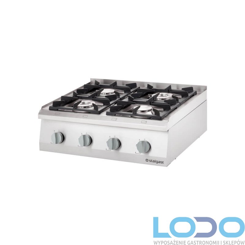 KUCHNIA GAZOWA STALGAST NASTAWNA 4-palnikowa, 24,0 kW, gaz ziemny