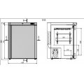 Szafa mroźnicza laboratoryjna Bolarus SLMB 100 wym. 650x671x853mm, poj. 100l, temp. -30 do -40