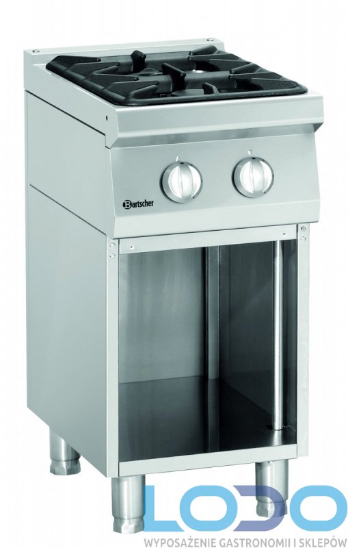 Kuchnia gazowa Bartscher 700, szer. 400 2PAL PO