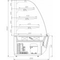 LADA CUKIERNICZA C-1 BELLISSIMA wym.940X890X1460mm