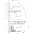 LADA CUKIERNICZA C-1 CARMELLA 645X850X1370mm