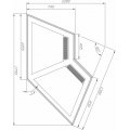 LADA CUKIERNICZA NEUTRALNA C-1 CARMELLA 645X850X1370mm