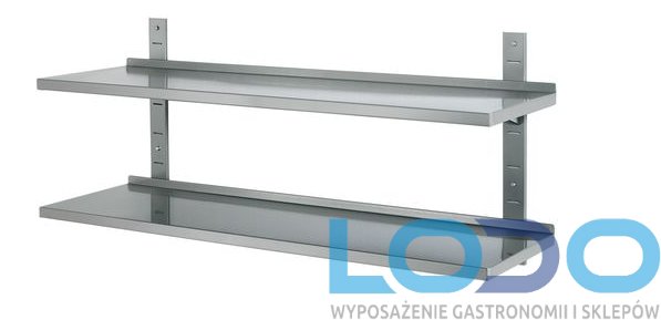 Półka pojedyncza ścienna Bartscher 1400x355x27 mm