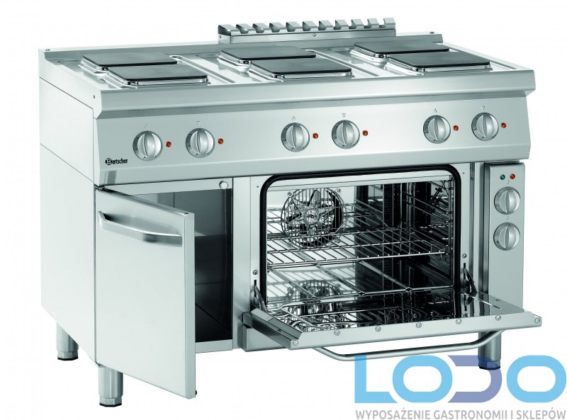 Kuchnia elektryczna Bartscher 700, B1200, 6PL, EBO