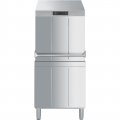 ZMYWARKA KAPTUROWA DO NACZYŃ 600x500mm Z POMPĄ PŁUKANIA ZMIĘKCZACZ SMEG HTY615DS EASYLINE 10kW