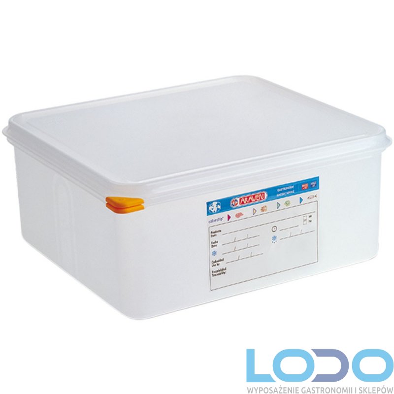 Pojemnik gn 2/3 150 polipropylen z pokrywką szczelną Araven
