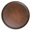 Taca drewniana, okrągła z antypoślizgową powierzchnią, fornir buk fi 420