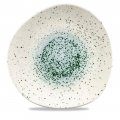 Talerz płytki o organicznym kształcie Mineral Green 286mm