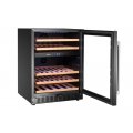 Winiarka, lodówka do wina Hendi 2-strefowa, 44 butelki wym. 565x595x(H)820 mm