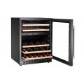 Winiarka, lodówka do wina Hendi 2-strefowa, 44 butelki wym. 565x595x(H)820 mm