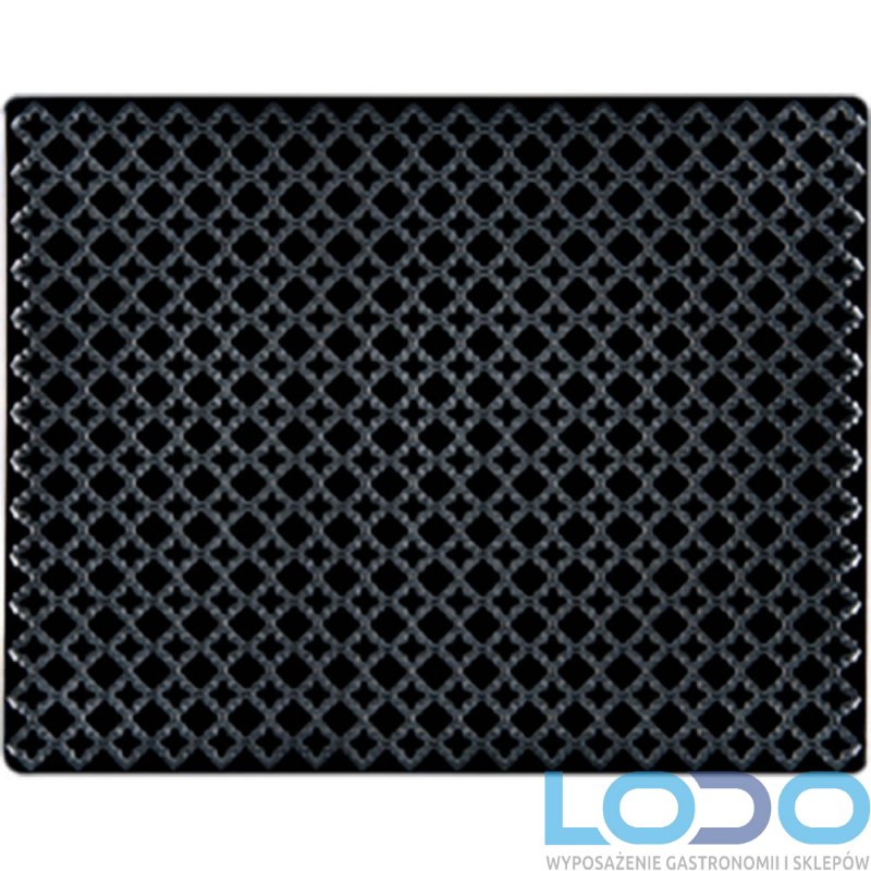 Talerz płytki prostokątny kolor czarny, Marrakesz, 240x130 mm