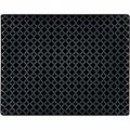 Talerz płytki prostokątny kolor czarny, Marrakesz, 290x130 mm