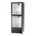 Chłodziarko-zamrażarka przeszklona Bartscher 430L, wym. 700x780x2000 mm wnętrze białe