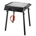 Xantos Black Grill gazowy, HENDI, czarny, 9,5kW, 770x710x(H)870mm