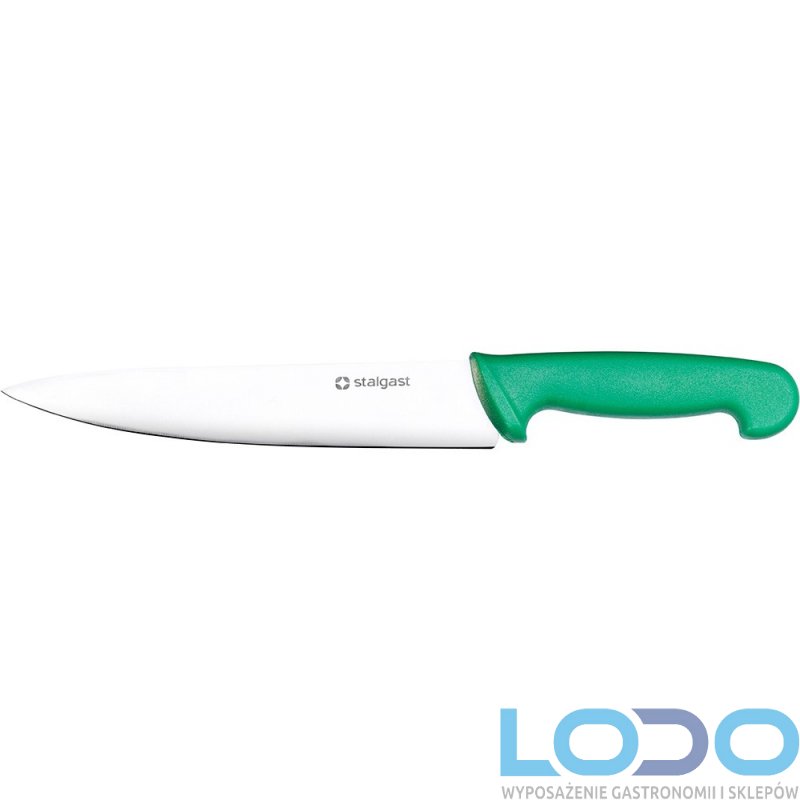 Nóż kuchenny l 220 mm zielony Stalgast