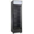 Szafa chłodnicza przeszklona RQ416-BLACK | 338l | czarna (SD416) wym. 577x605x1981 mm