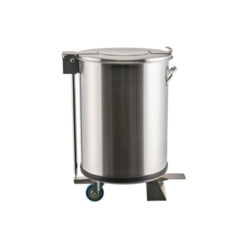 Pojemnik na odpady, stalowy, V 50 l