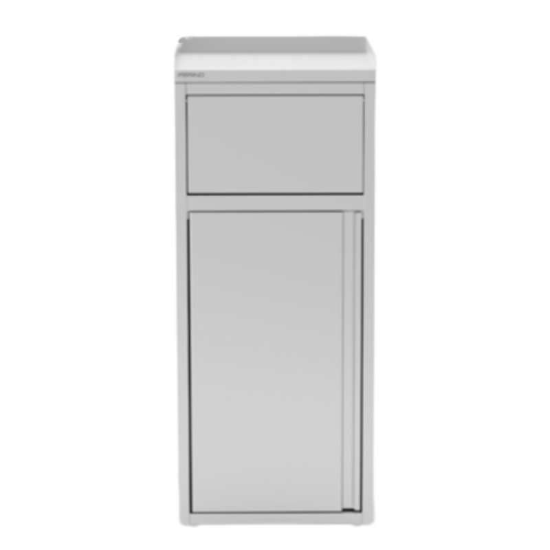 Szafka na pojemnik na odpady z klapą wahadłową 500x530x1220 mm, poj. 200 l