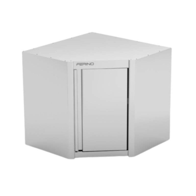 Szafka wisząca narożnikowa, spawana 700x700x650 mm