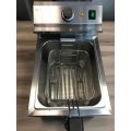 Frytownica manualna z kranem spustowym  HENDI, Profi Line, 8L, szary, 230V/3500W, 305x515x(H)354mm
