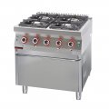 KUCHNIA GAZOWA Z PIEKARNIKIEM GAZOWYM KROMET 700.KG-4/PG-2 wym.800x700x900mm