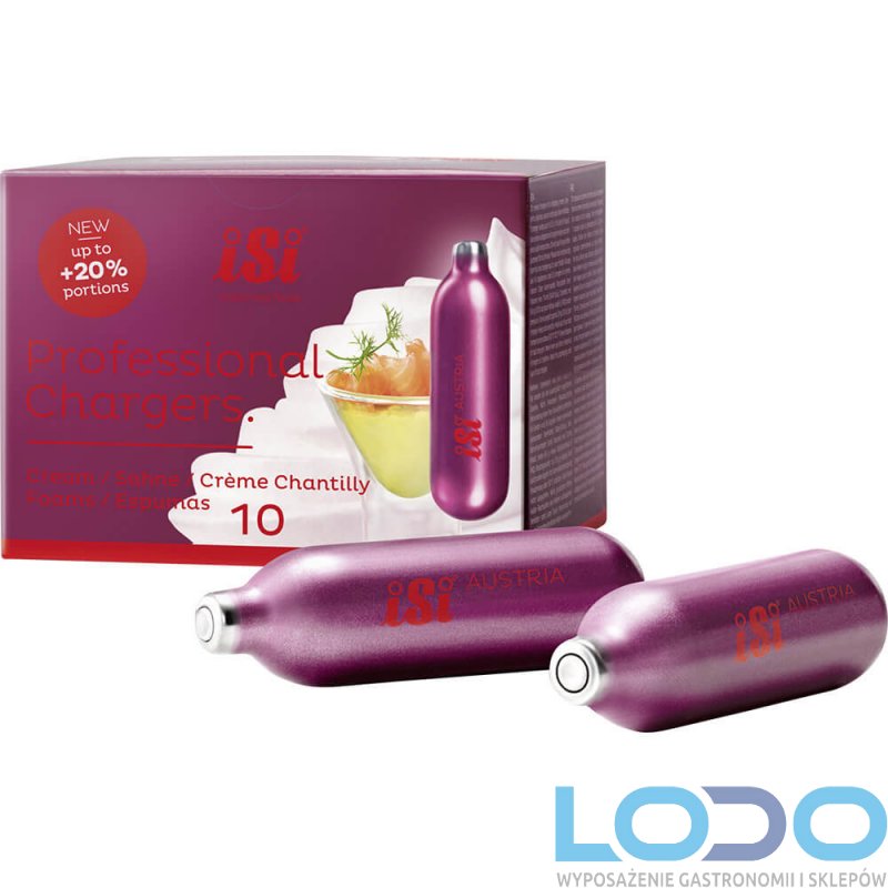 Naboje do syfonów ISI PROFESSIONAL 10 sztuk