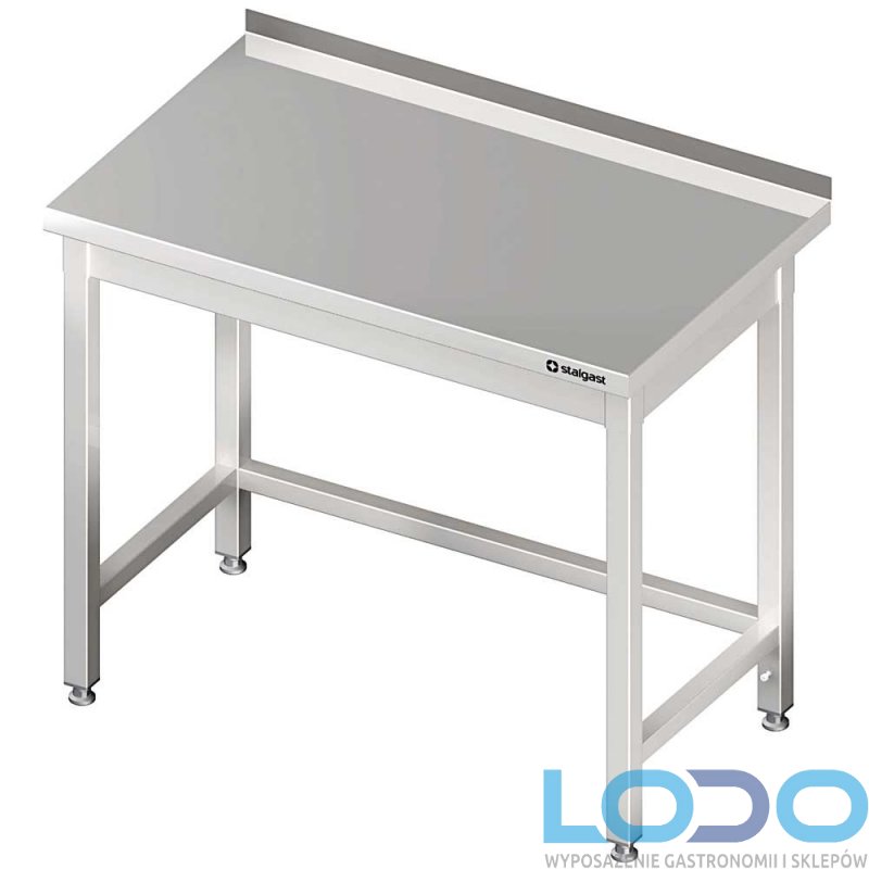 STÓŁ PRZYŚCIENNY BEZ PÓŁKI SPAWANY STALGAST 1200/600/850