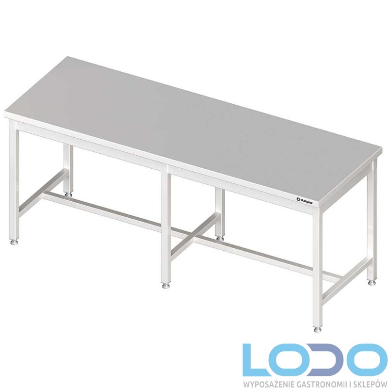 STÓŁ CENTRALNY BEZ PÓŁKI SPAWANY STALGAST 2400/800/850mm