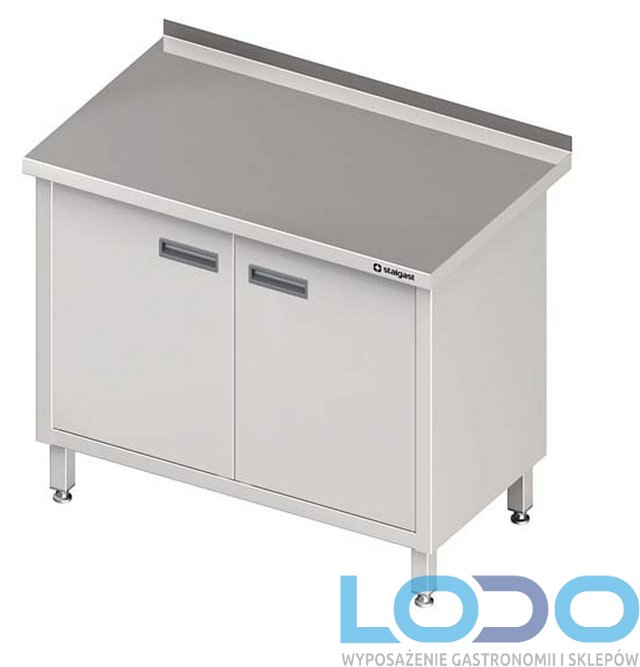 STÓŁ PRZYŚCIENNY Z DRZWIAMI SKRZYDŁOWYMI STALGAST 1200/700/850mm