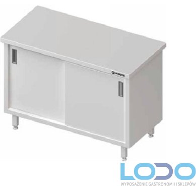 STÓŁ CENTRALNY, PRZELOTOWY Z DRZWIAMI SUWANYMI STALGAST 1000/700/850mm