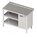 STÓŁ PRZYŚCIENNY Z SZAFKĄ I DWIEMA PÓŁKAMI STALGAST 1000/700/850mm