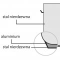 Garnek średni satynowy/ d 240 mm / H 160 mm / V 7,2 l