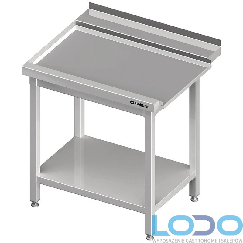 STÓŁ WYŁADOWCZY Z PÓŁKĄ DO ZMYWARKI KAPTUROWEJ SILANOS 1000/730/900mm