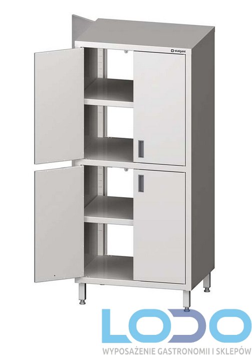 Szafa przelotowa z dwiema parami drzwi skrzydłowych STALGAST 800x700x2000 mm