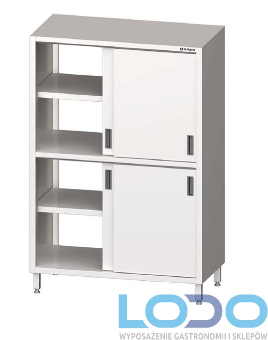 Szafa przelotowa z dwiema parami drzwi suwanych STALGAST 1100x500x1800 mm