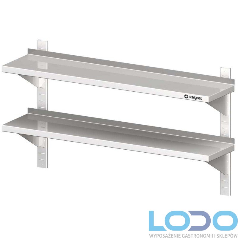 PÓŁKA WISZĄCA PRZESTAWNA PODWÓJNA STALGAST 800x400x660mm