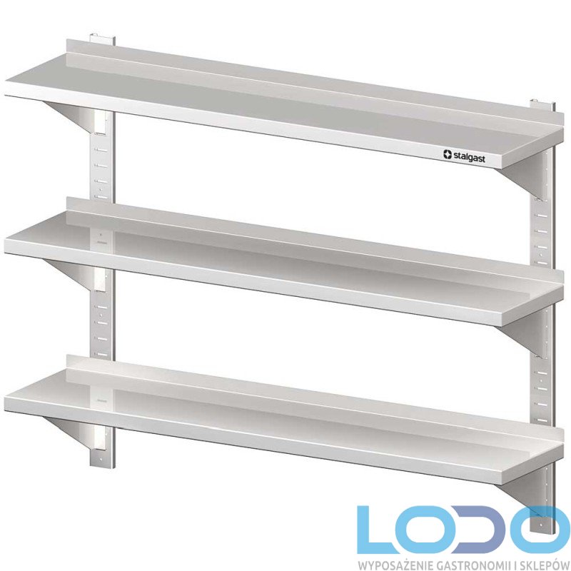 PÓŁKA WISZĄCA PRZESTAWNA POTRÓJNA STALGAST 1000x400x930mm