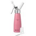 Syfon do bitej śmietany, HENDI, 0,5L, Pastelowy różowy, ⌀80x(H)260mm