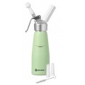 Syfon do bitej śmietany, HENDI, 0,5L, Pistacjowy, ⌀80x(H)260mm