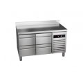 Stół chłodniczy z szufladami Asber Essenzial Line ETP-6-150-04 HC SB40, poj. 268 l, wym.1492x600x850 mm