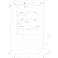 LADA CUKIERNICZA NEUTRALNA C-1 RAFAELLO wym.945x850x1370mm