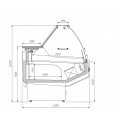 LADA CHŁODNICZA L-1 MODENA W 110 wym.1330x1100x1250mm