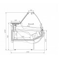 LADA CHŁODNICZA L-1 HAWANA W 115 wym 1080x1150x1250mm