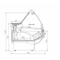 LADA CHŁODNICZA L-1 HAWANA W 115 wym 1080x1150x1250mm