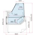 LADA CHŁODNICZA PICO DEEP 1.22 wym.1300x860x1220mm